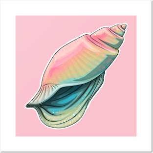 Reva Prisma sea shell emoji Posters and Art